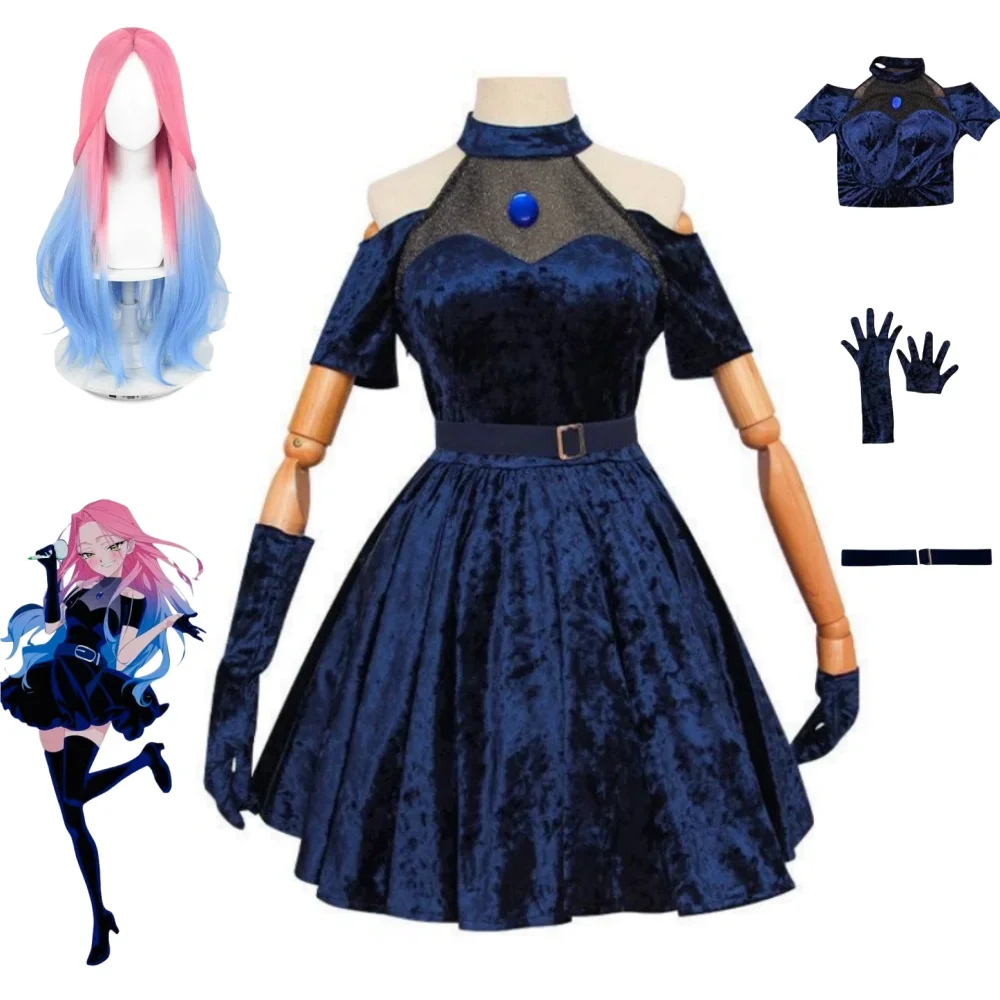 Anime Cosplay Blue Hair - 2026 Mizi Cosplay Kostuum Anime Alien