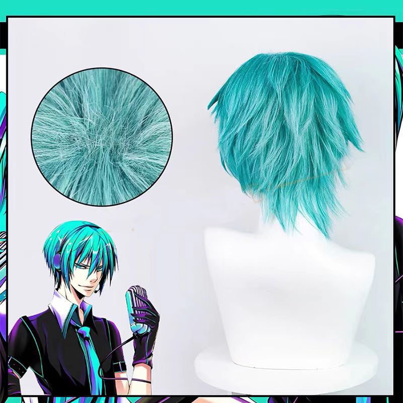 Mikuo Cosplay Pruik Anime Miku - Anime Cosplay Blue Hair recensie en prijs