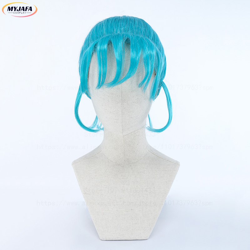 Bulma Cosplay Pruik Buruma Pru - Anime Cosplay Blue Hair recensie en prijs